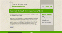 Desktop Screenshot of cambridge-church-of-christ.org.uk